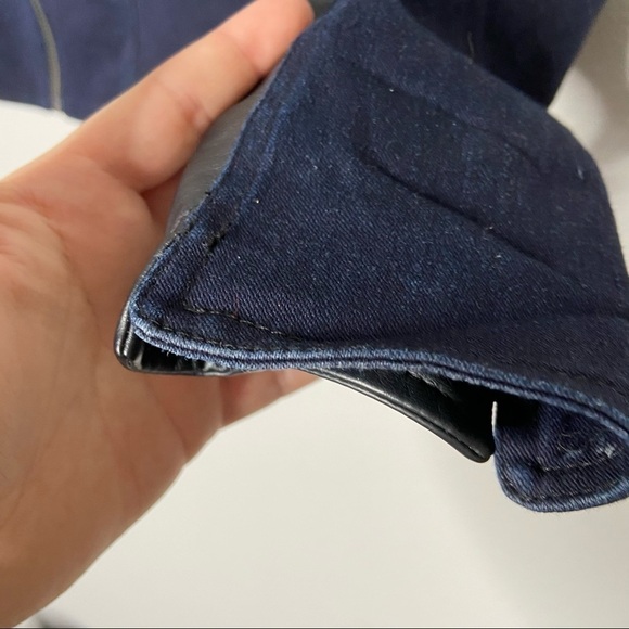 Kiind of Thalia faux leather two toned jacket M - Picture 3 of 9